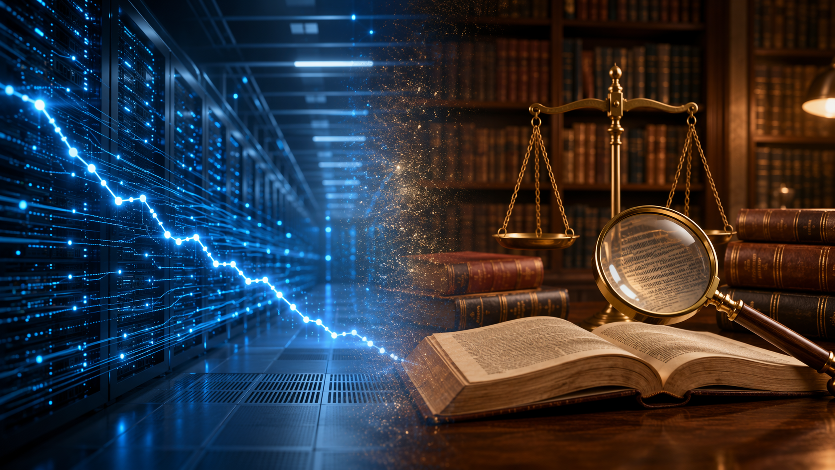 Data center cost efficiency contrasted with legal verification duty