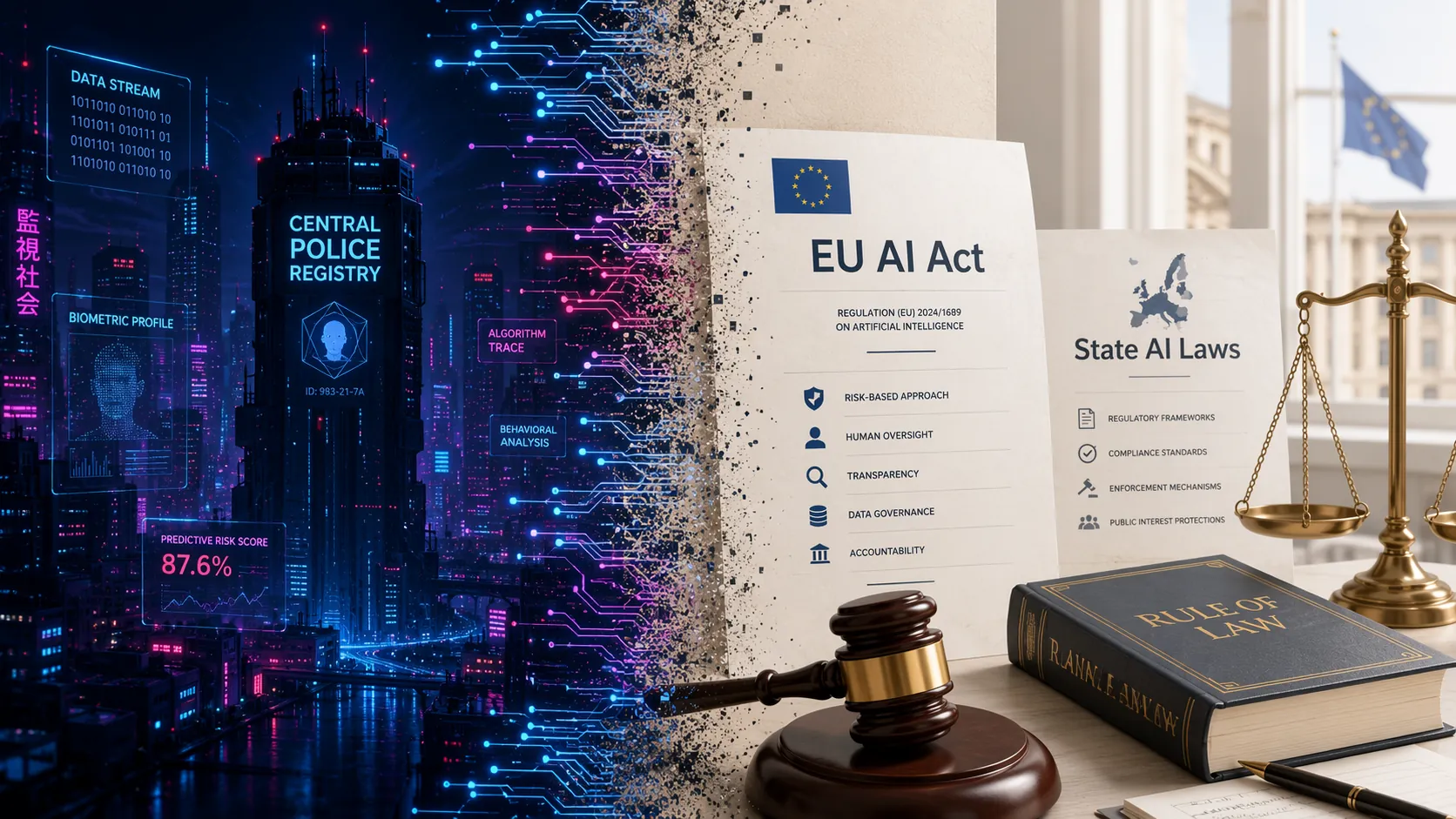How Neuromancer's AI Regulation Maps Onto 2026's Legal Reality