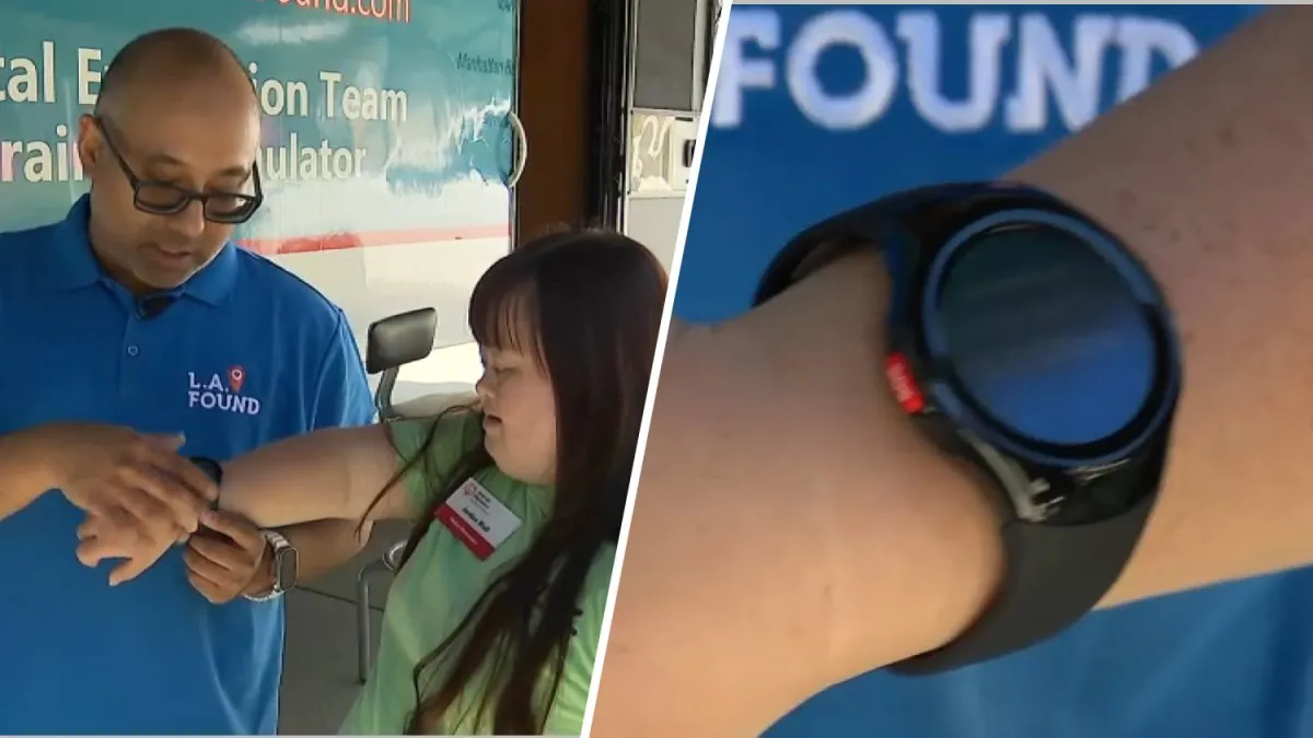 L.A. Found GPS tracking smartwatch used for enrolled participants