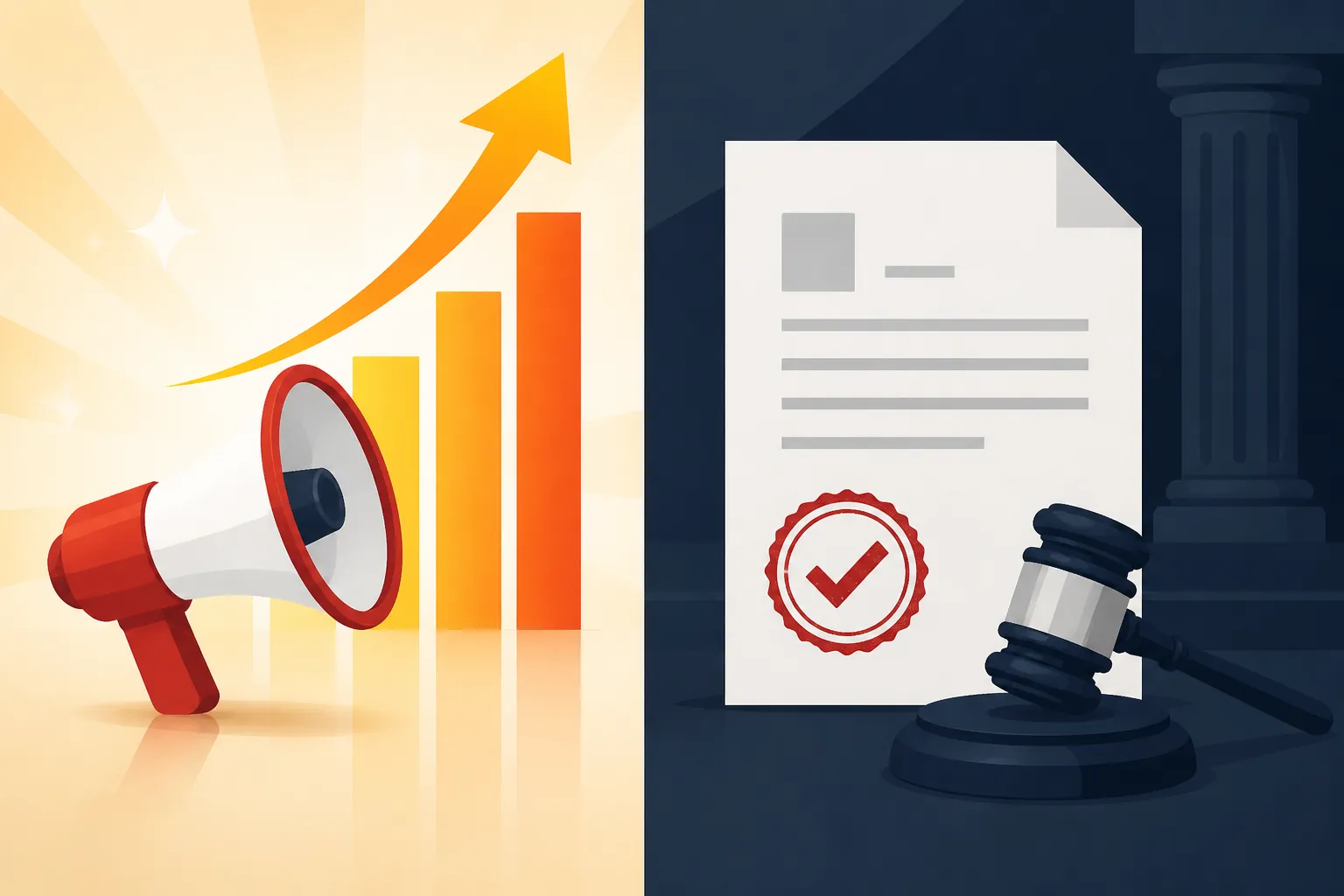 Vendor marketing claims contrasted with verified court-admissible evidence
