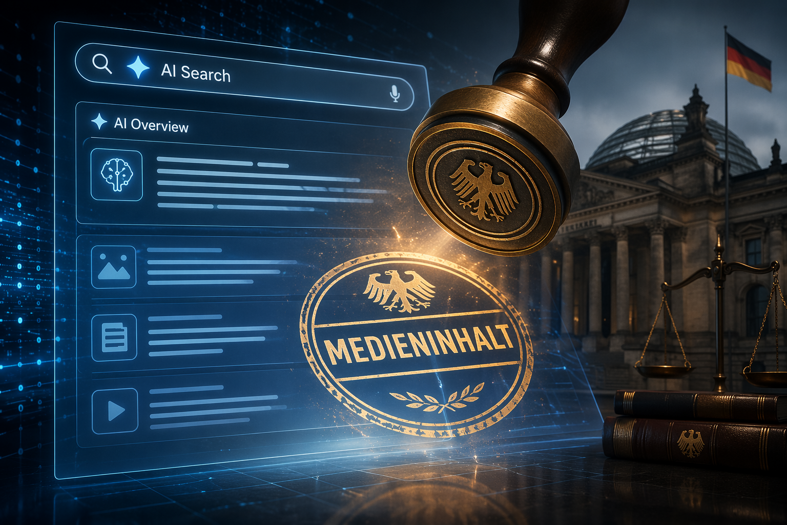 AI-generated search summaries marked as media content by a German regulator