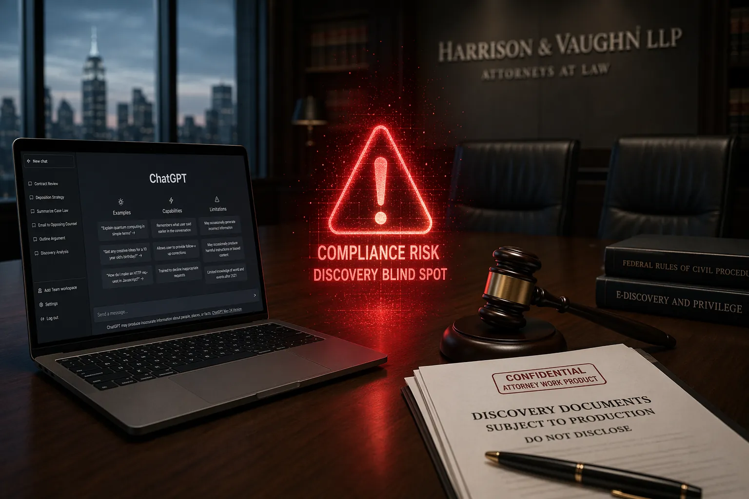 ChatGPT Business Export Limits Create Discovery Risks for Law Firms