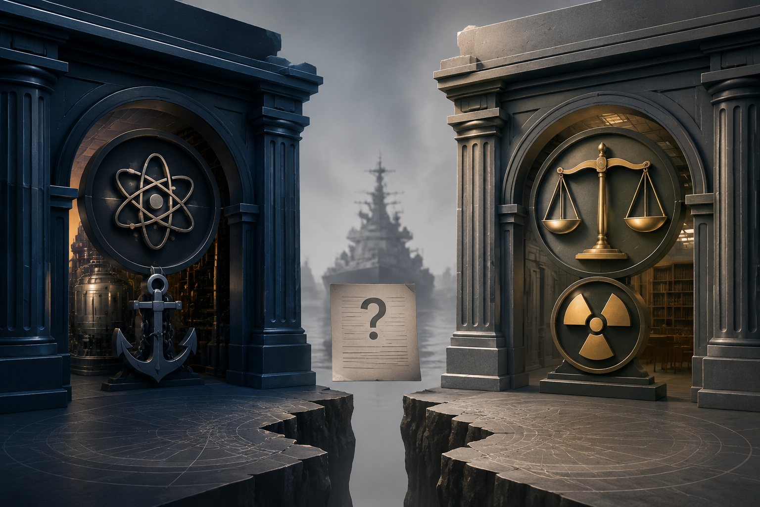 Divided regulatory chambers representing contested jurisdiction between Naval Reactors and the Nuclear Regulatory Commission