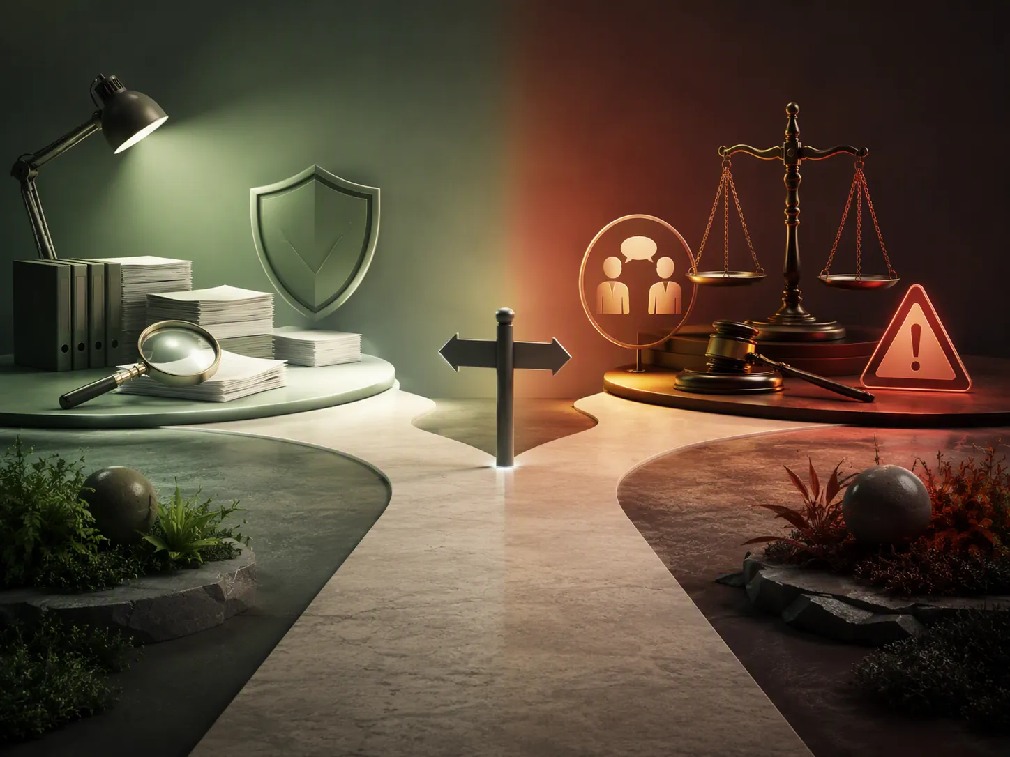 Framework dividing supervised internal AI tasks from client-facing and court-bound legal work