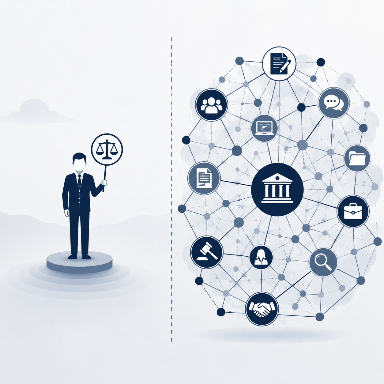 Comparison of a narrow holding-out standard and an expansive state definition of legal practice