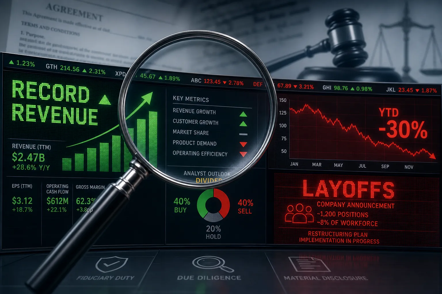 Salesforce stock and layoffs hold a due diligence lesson for legal AI