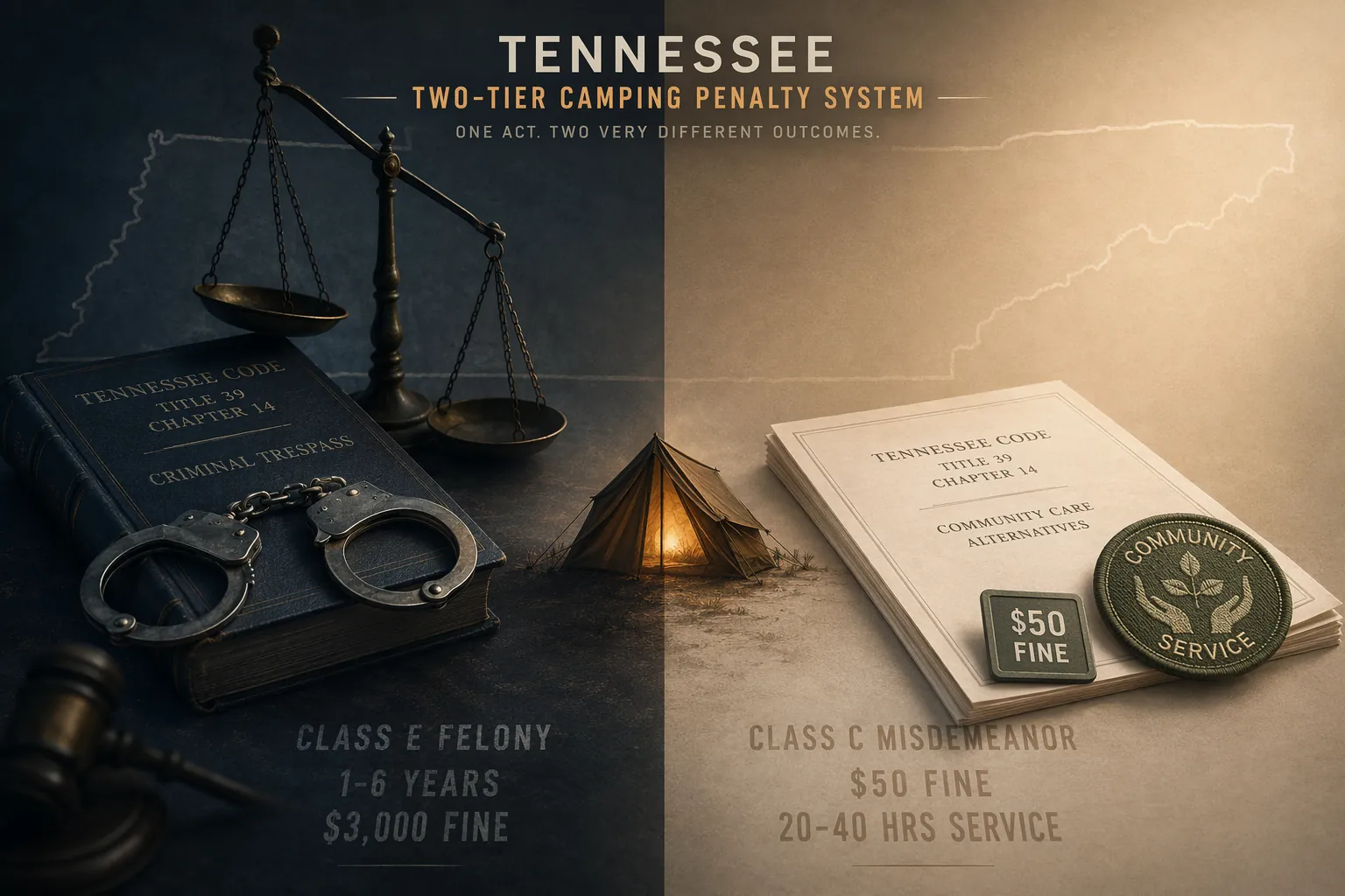 Tennessee Felony Camping Penalties Explained