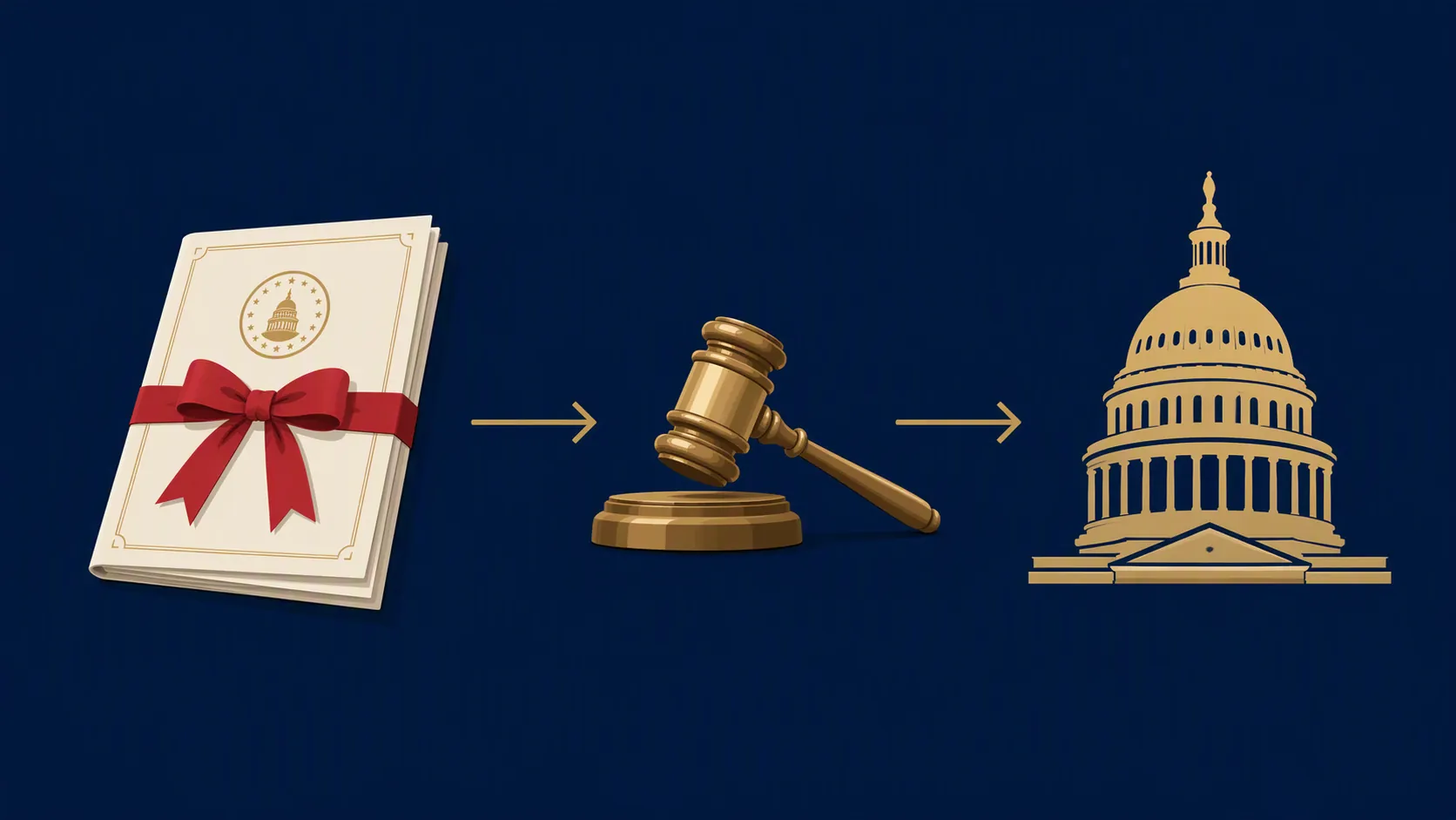 Illustration of a committee report moving through a pending House decision path