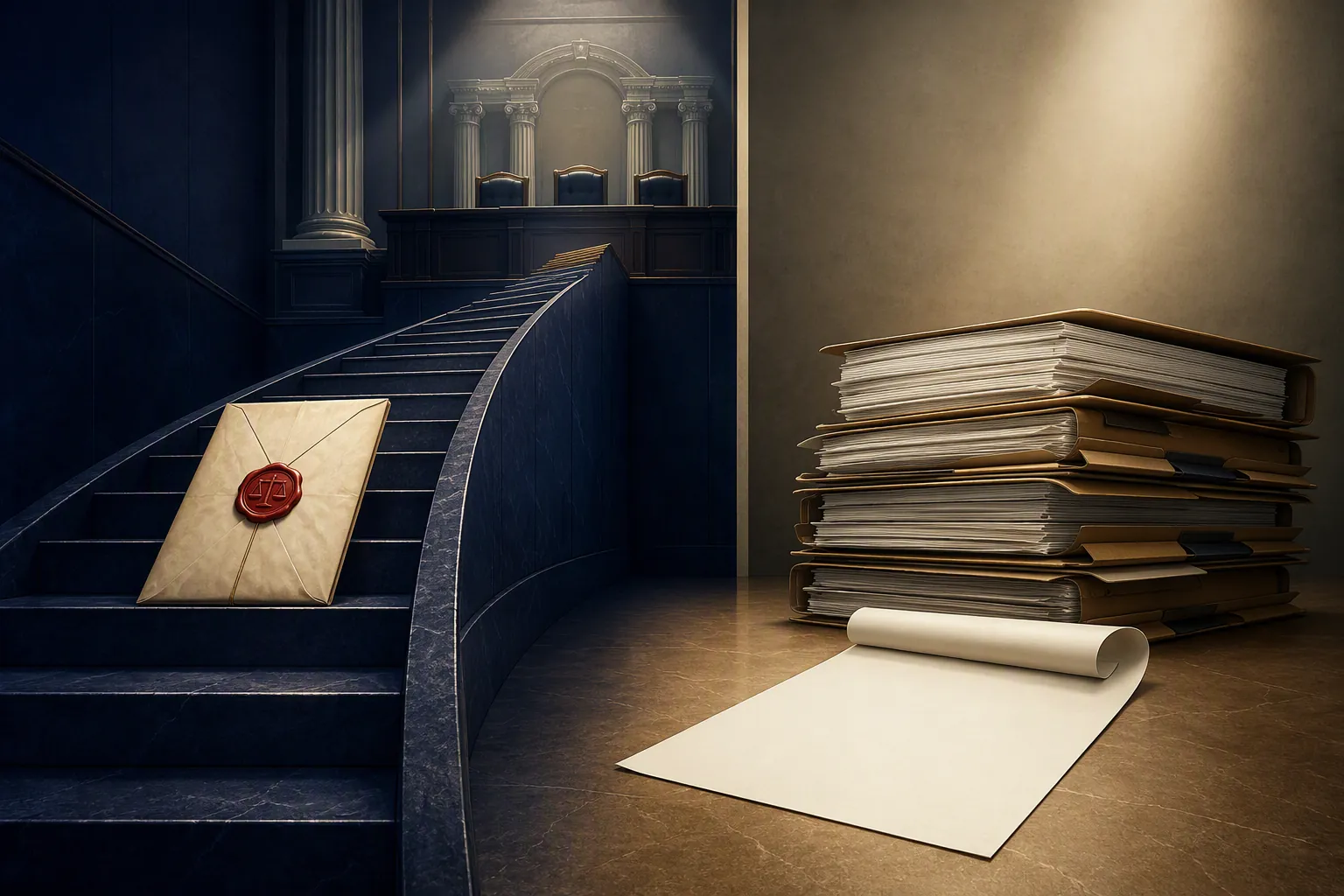 Sealed order rising toward an appellate bench while the dismissed claim remains below