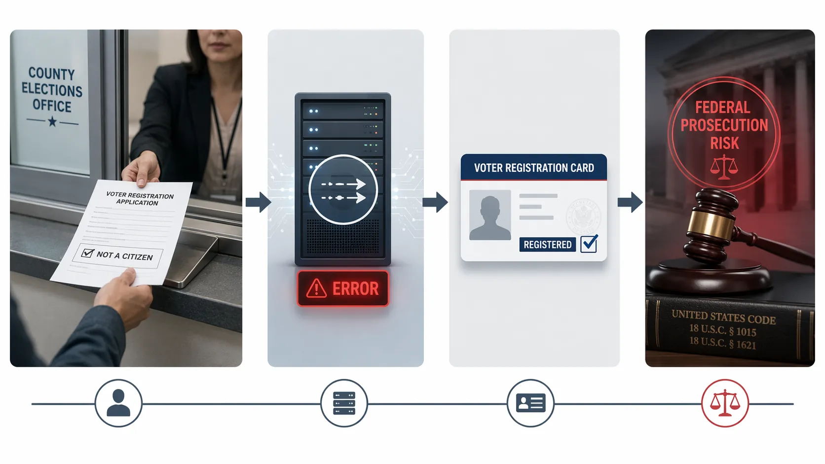 New Jersey's Noncitizen Voting Glitch: Penalties Under Federal Law