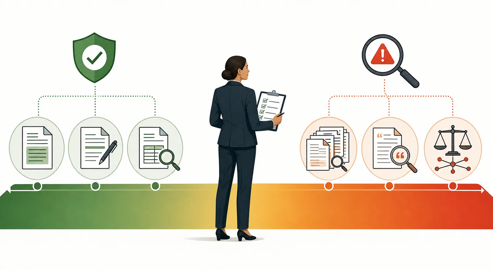 Spectrum from safer single-document AI tasks to cautionary multi-document research and citation tasks