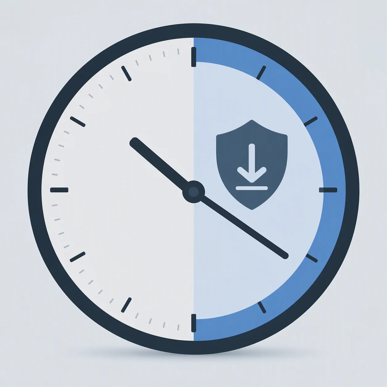 Clock illustration showing a 48-hour removal window