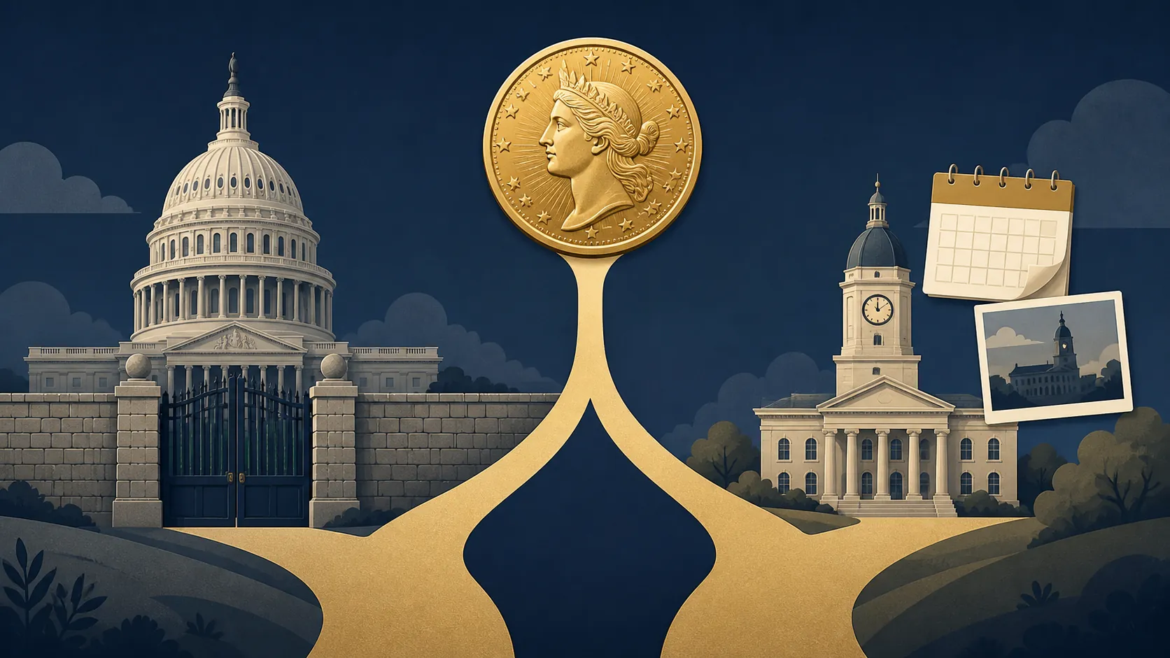 Gold coin splitting into federal and state litigation paths
