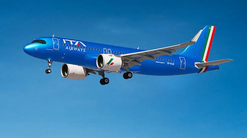 ITA Airways aircraft related to reporting on OptiFlight deployment