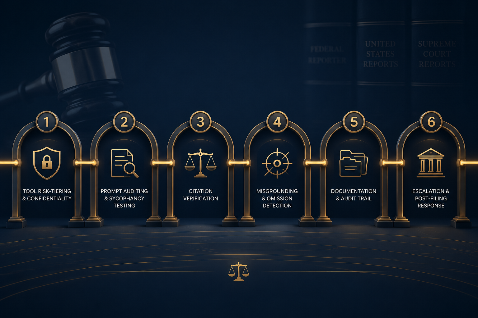 A Six-Phase AI Hallucination Audit Checklist for Legal Professionals logo