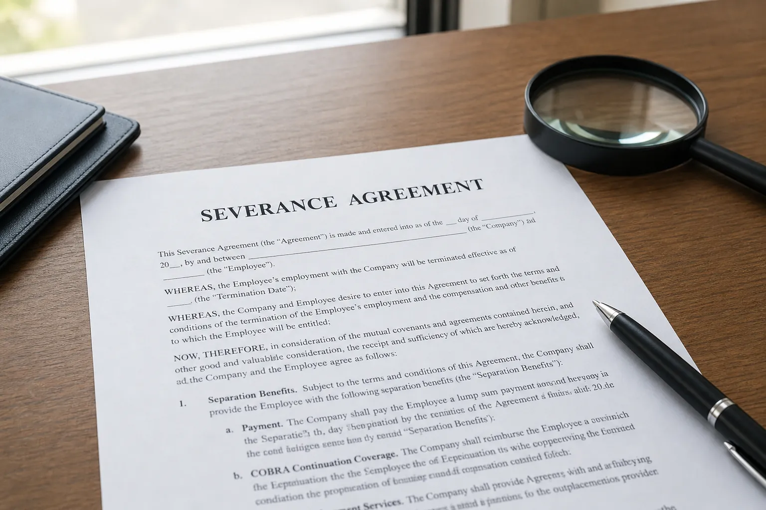 Are Howard Stern's severance terms legal?