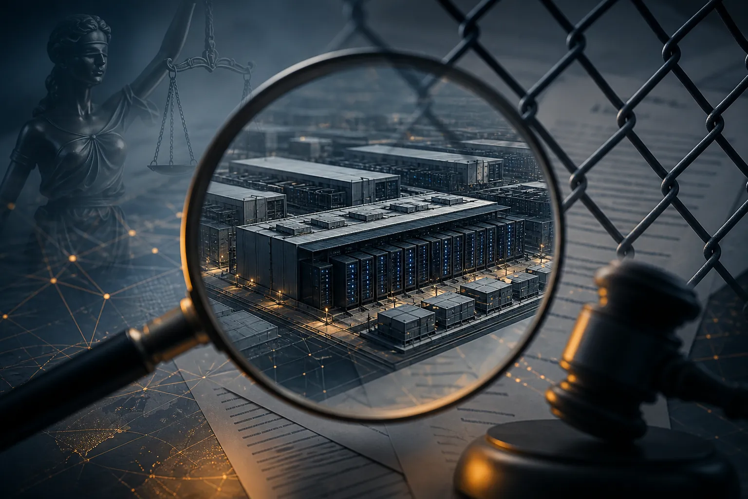 Which antitrust theories threaten Meta's $14B data center deal?