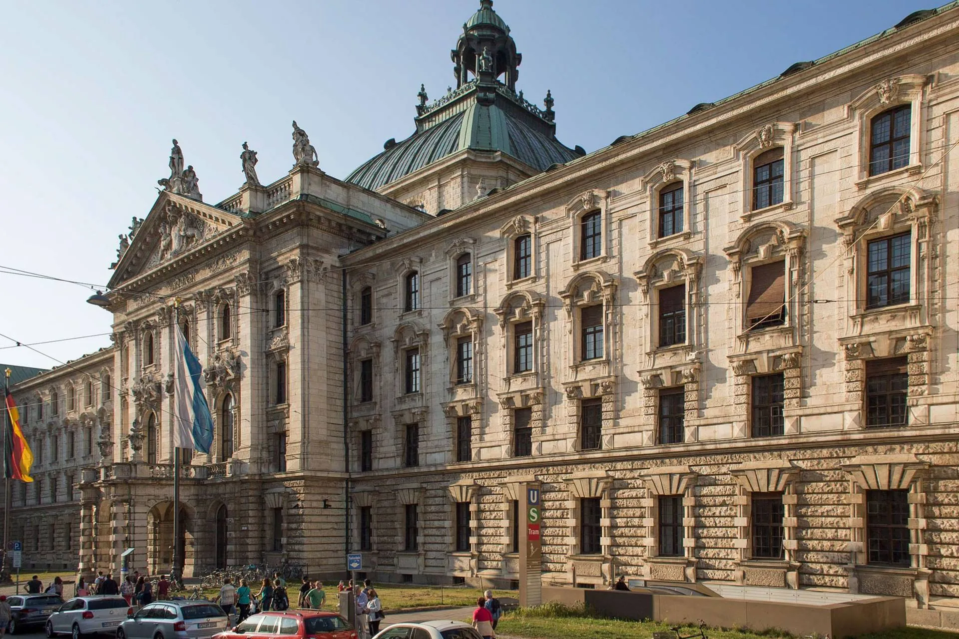 The Justizpalast in Munich, courthouse building housing the Landgericht München I