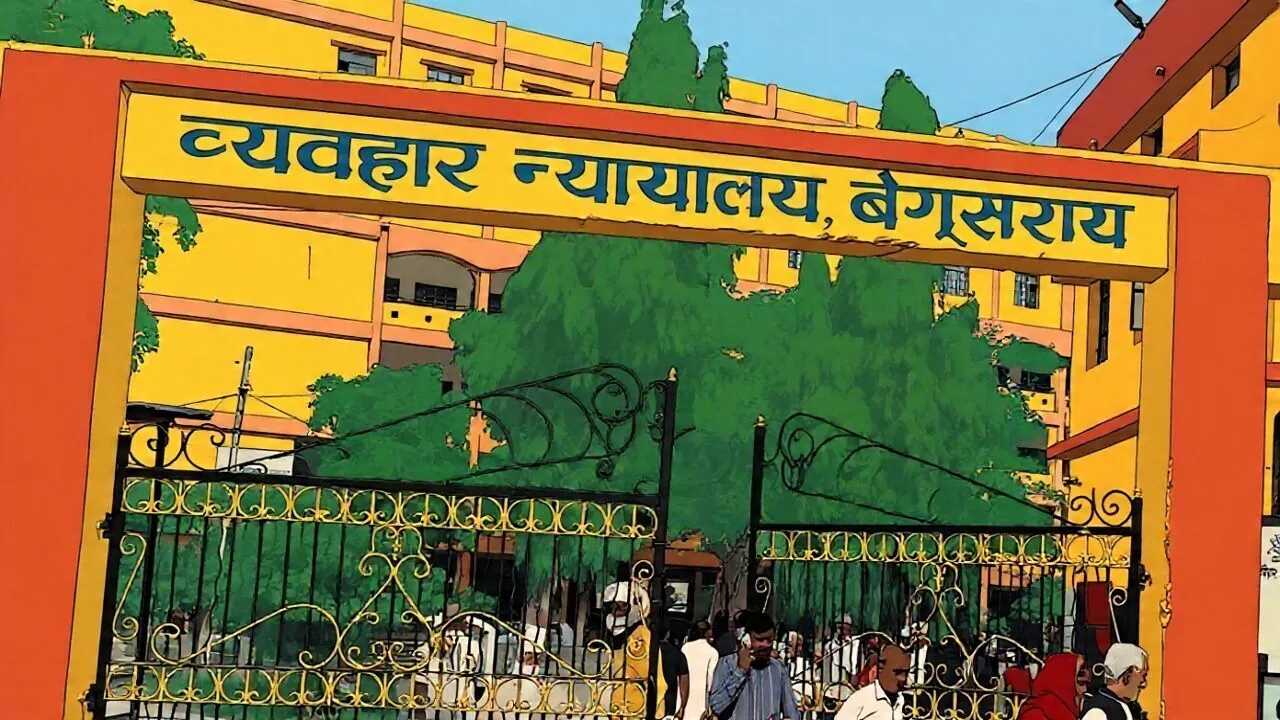 Begusarai court complex building in Bihar