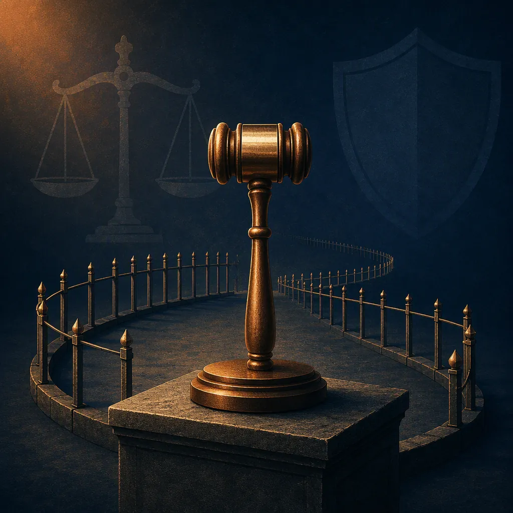 Gavel inside a narrowing regulatory perimeter