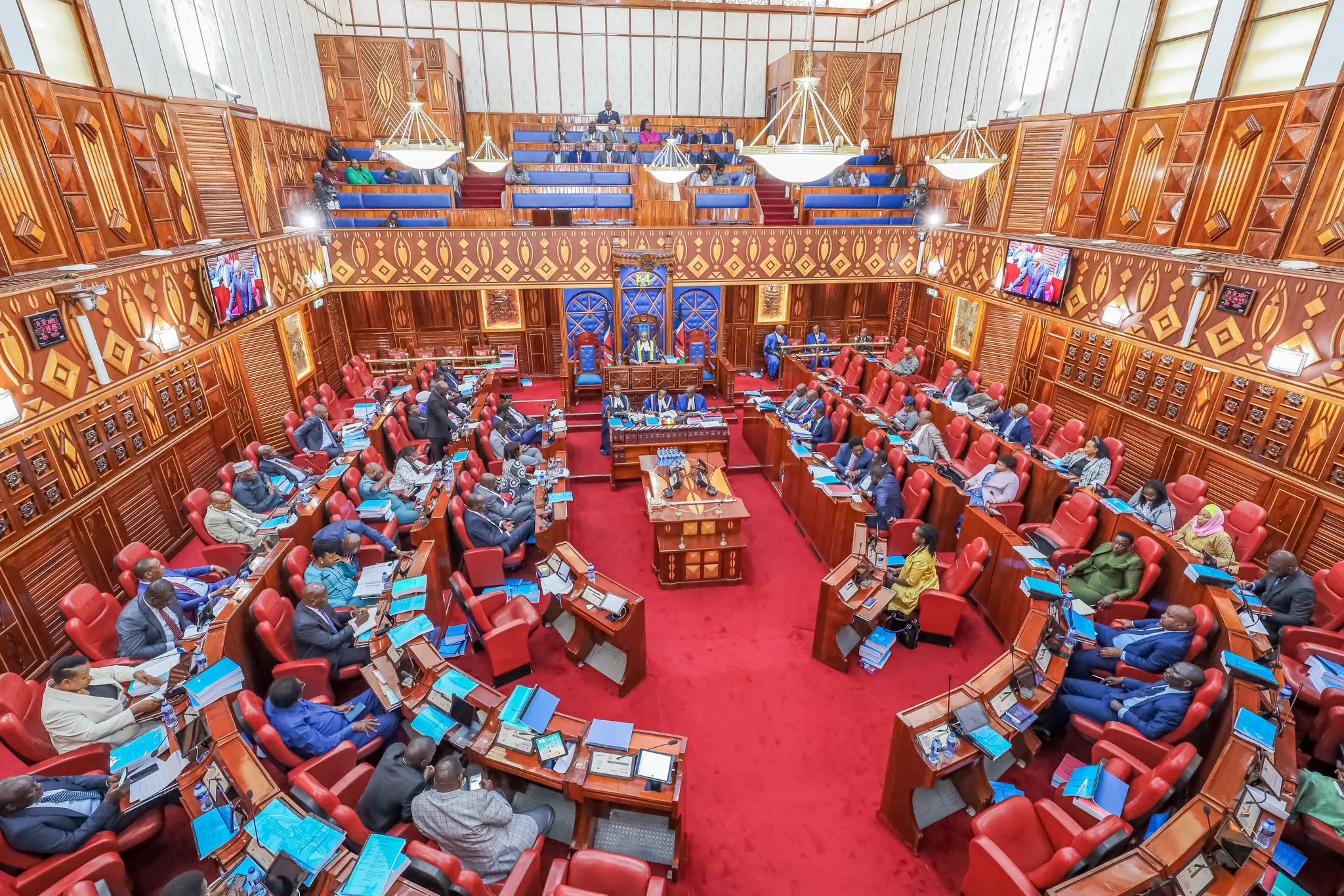 Kenya Senate chamber during a sitting