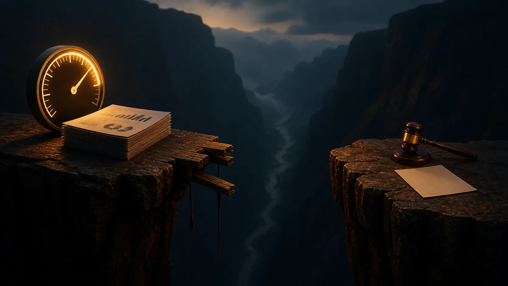 A broken bridge between general AI benchmark reports and legal evaluation materials