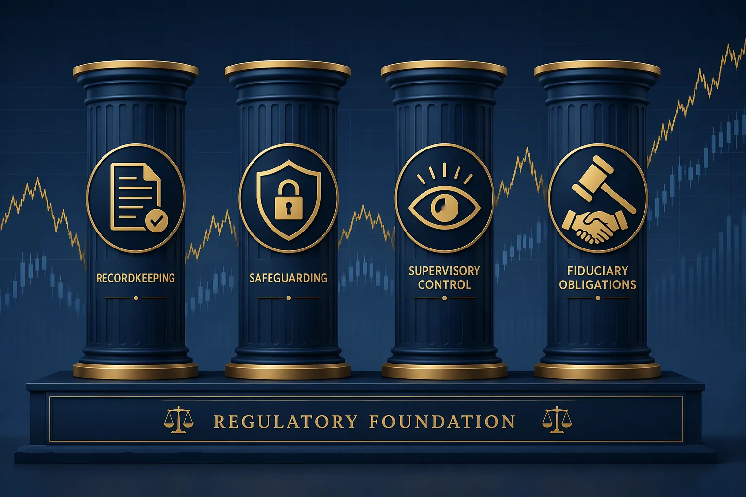 Four regulatory pillars for recordkeeping safeguarding supervisory control and fiduciary obligations