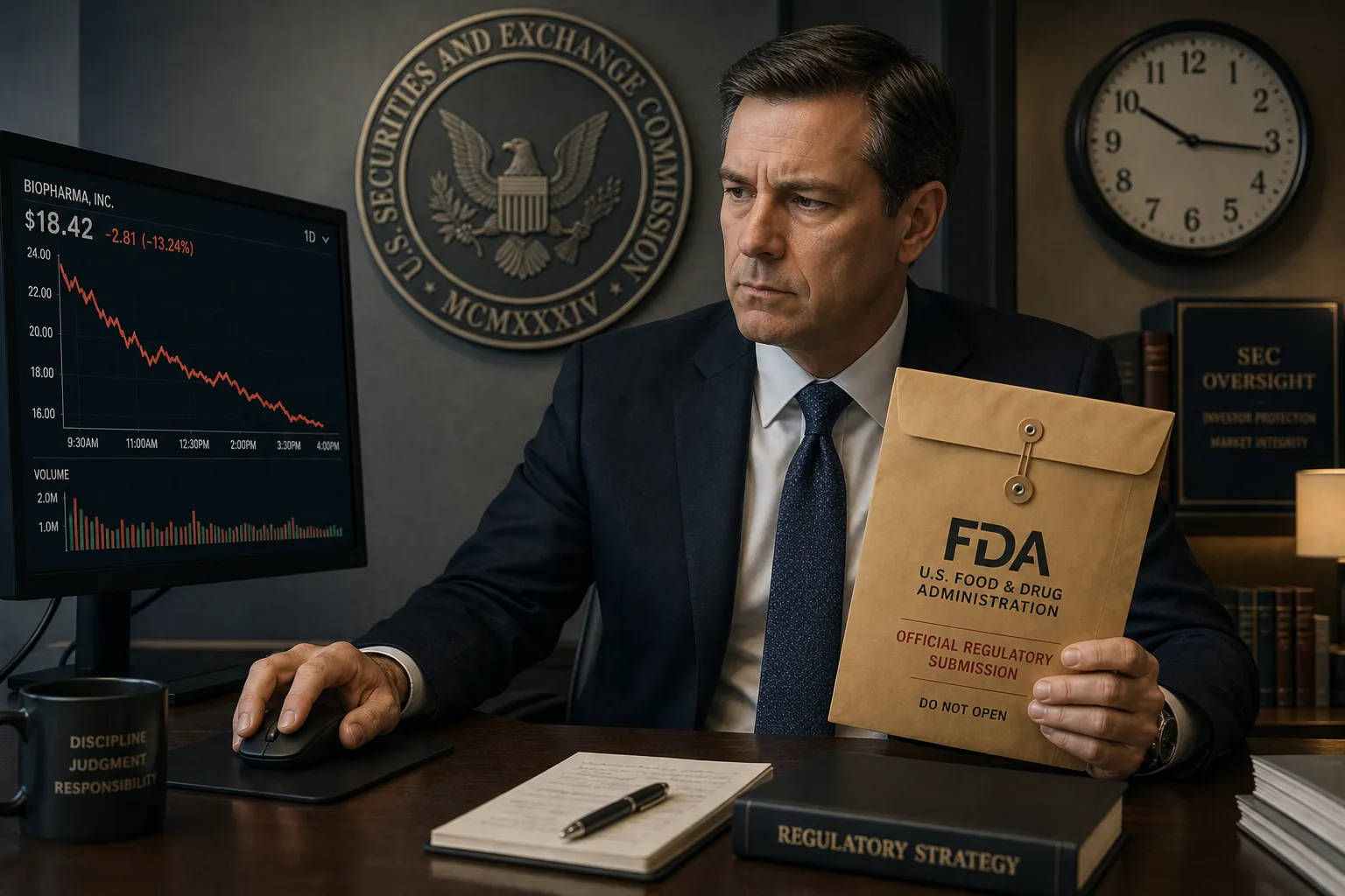 Why CFO Stock Sales Before FDA Meetings Risk Insider Trading