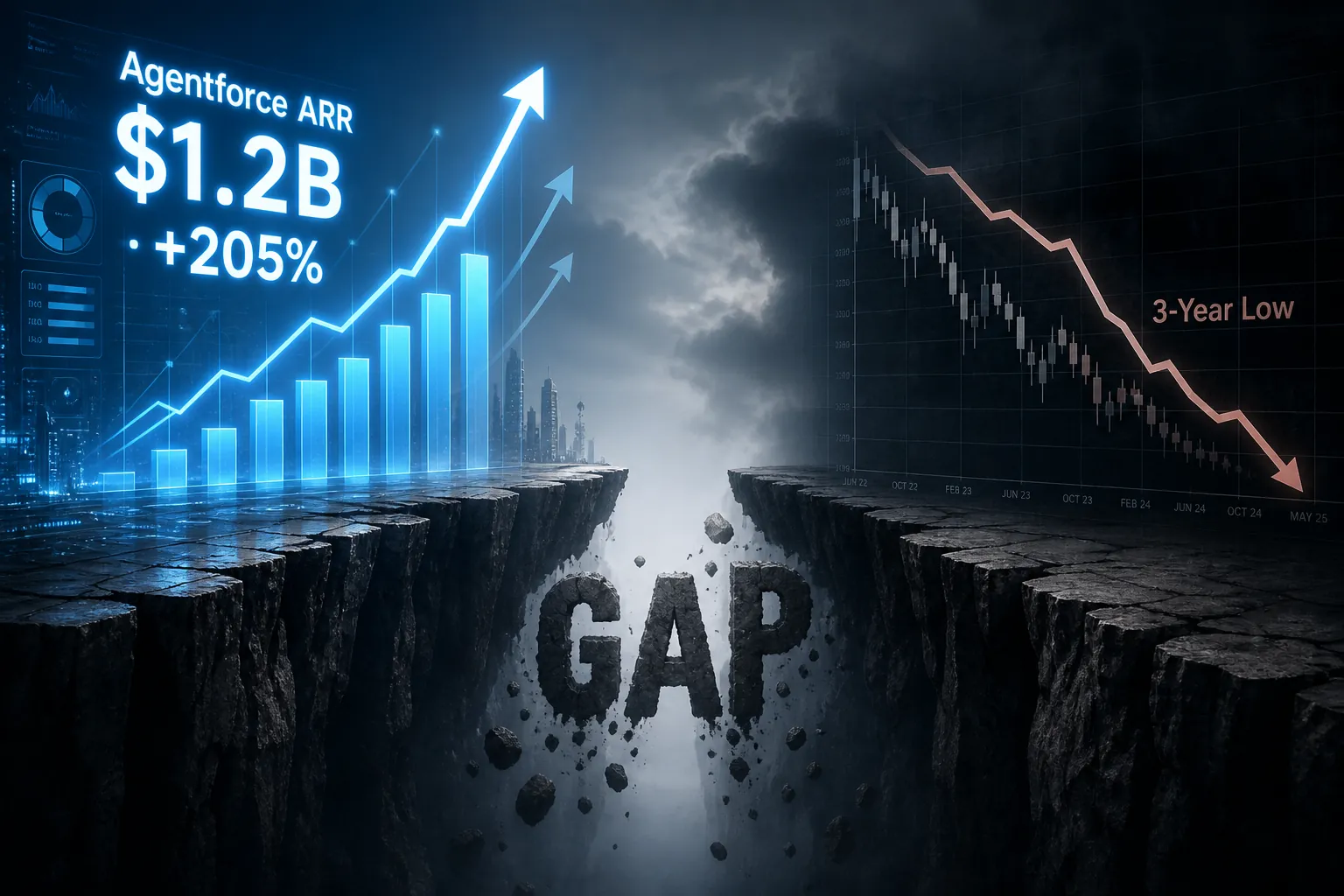 Salesforce Stock Drop Shows Agentforce Adoption Gap