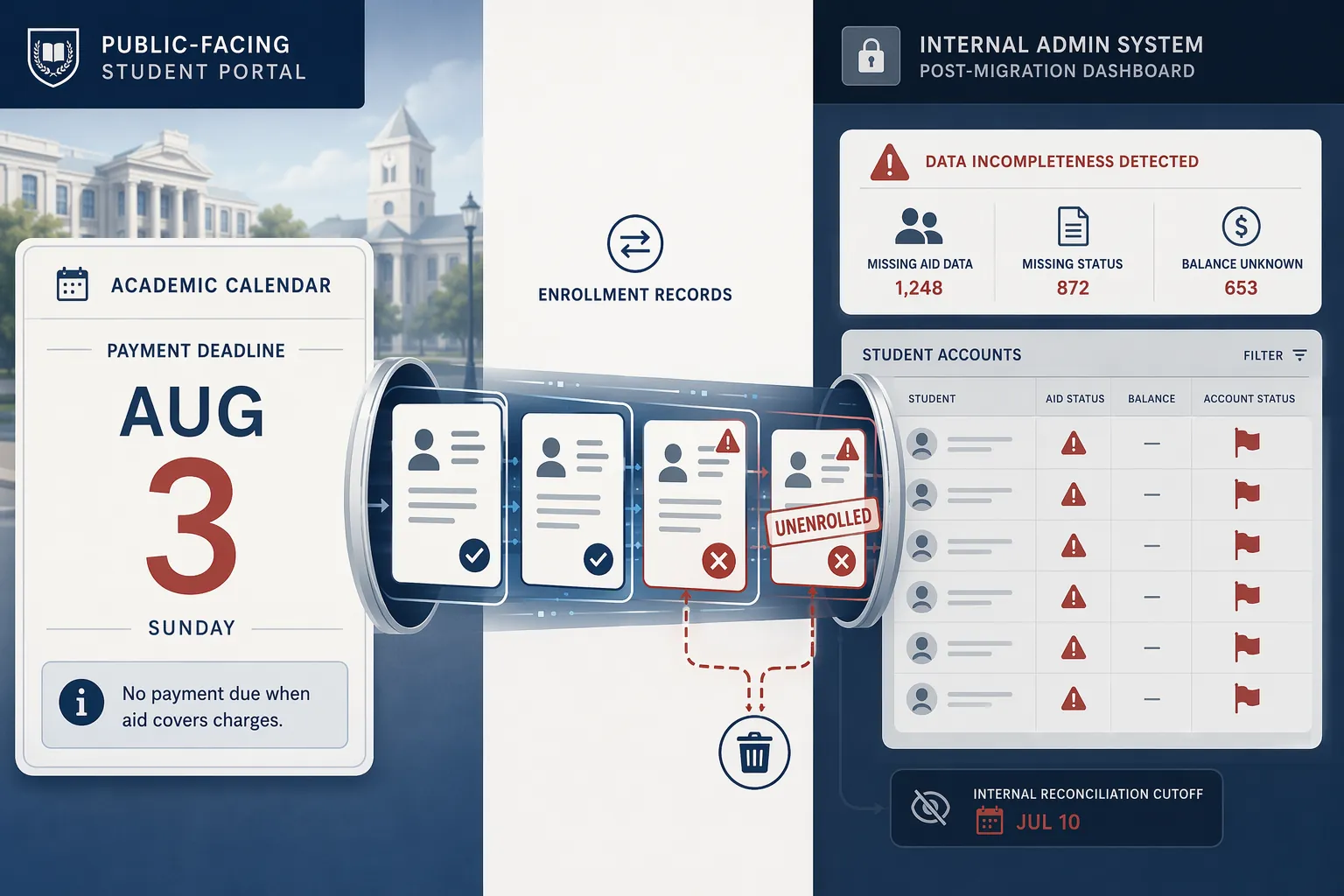 Howard University's Platform Migration Mistakenly Unenrolled 502 Freshmen