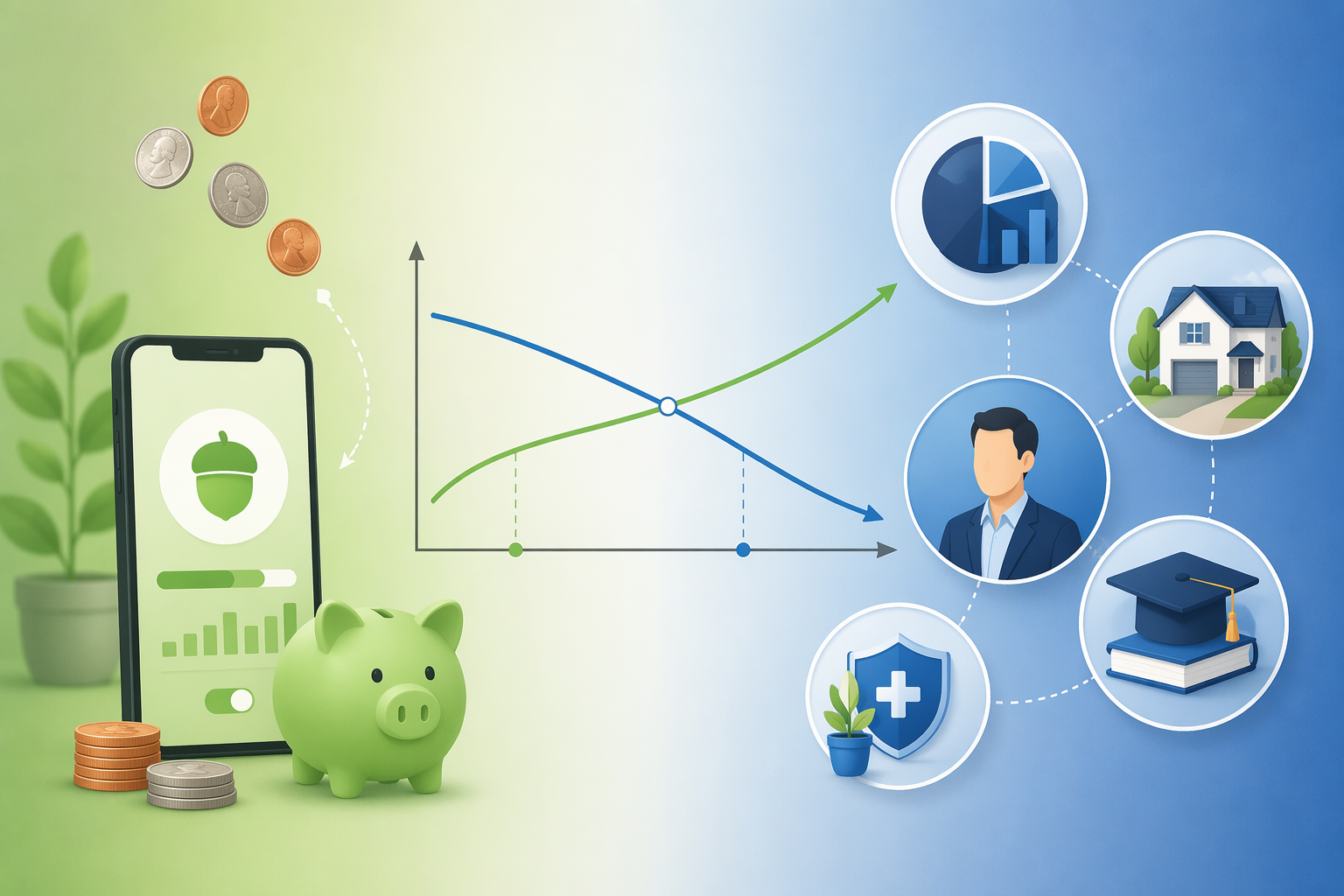 Acorns vs Fidelity Go: What AI Investing Actually Means for Each