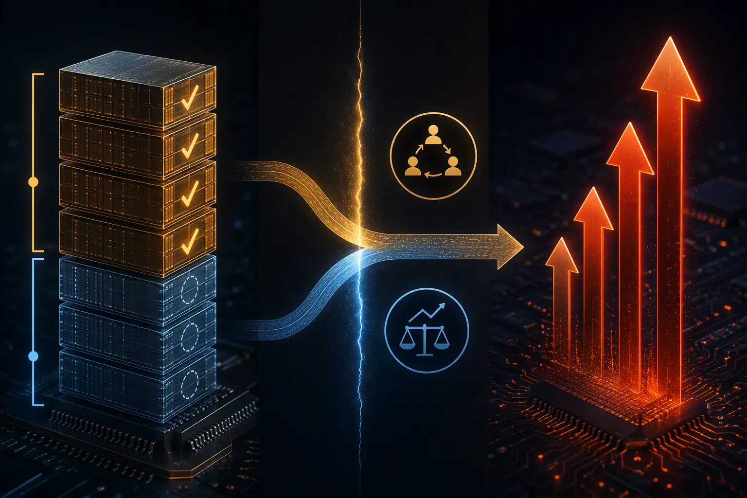 Split comparison of partial HBM demand fulfillment and rising DRAM prices with collusion and supply-demand paths