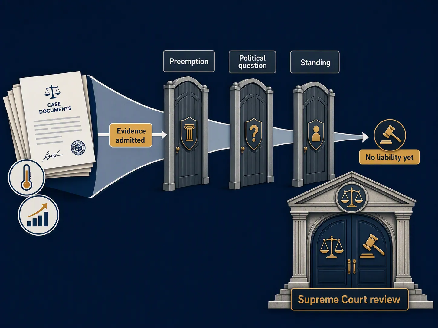 Can climate attribution studies survive in court?