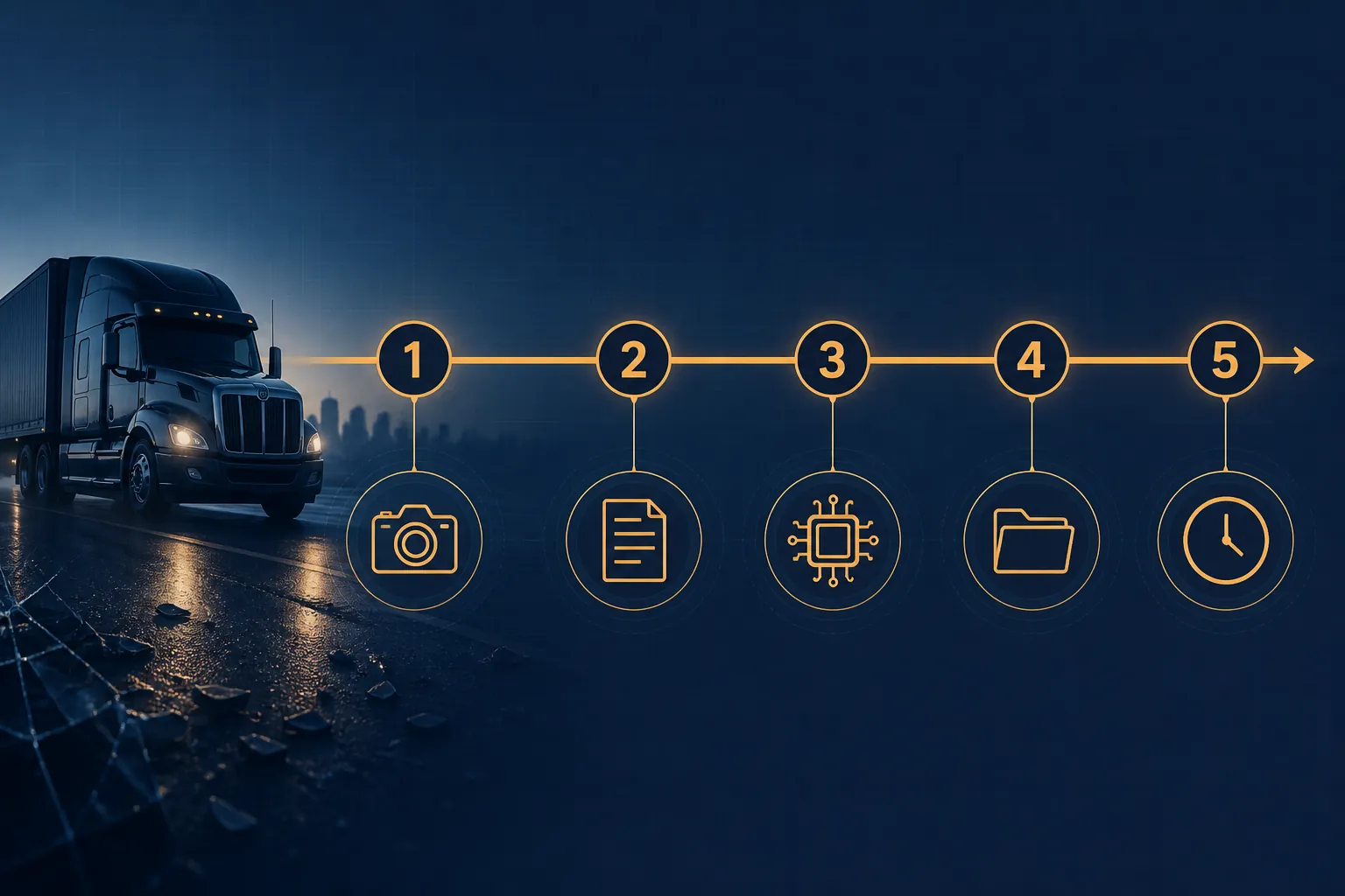 Preserve Truck Accident Evidence in Five Steps