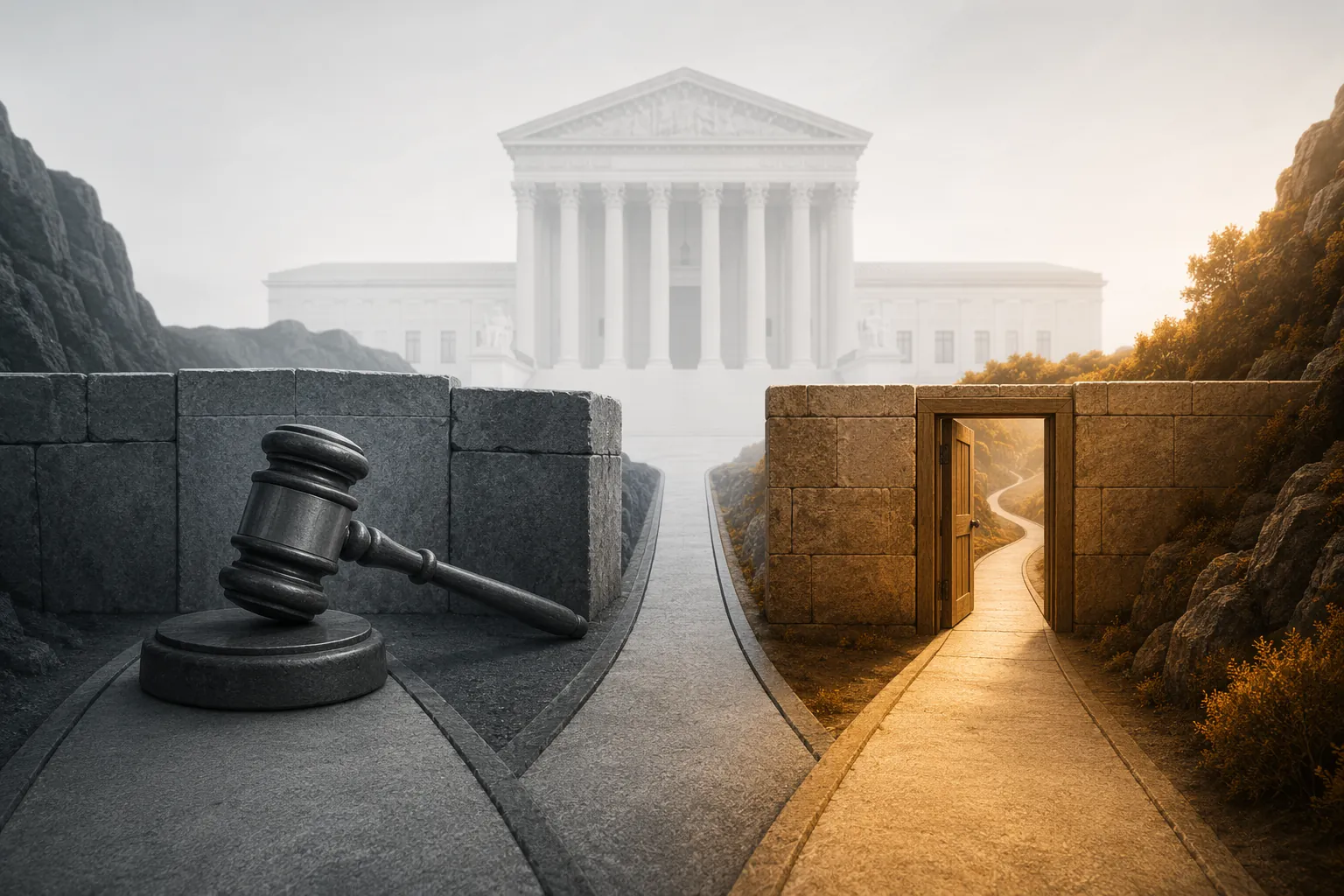 Comparison of barred APA review and narrow surviving constitutional review after Mullin v. Doe