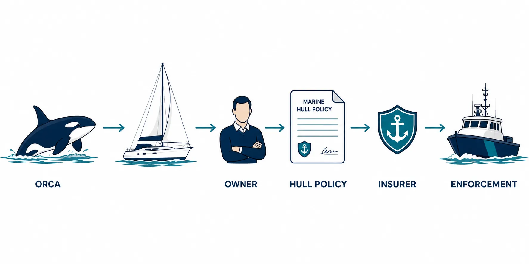 Who pays when an orca sinks your yacht?