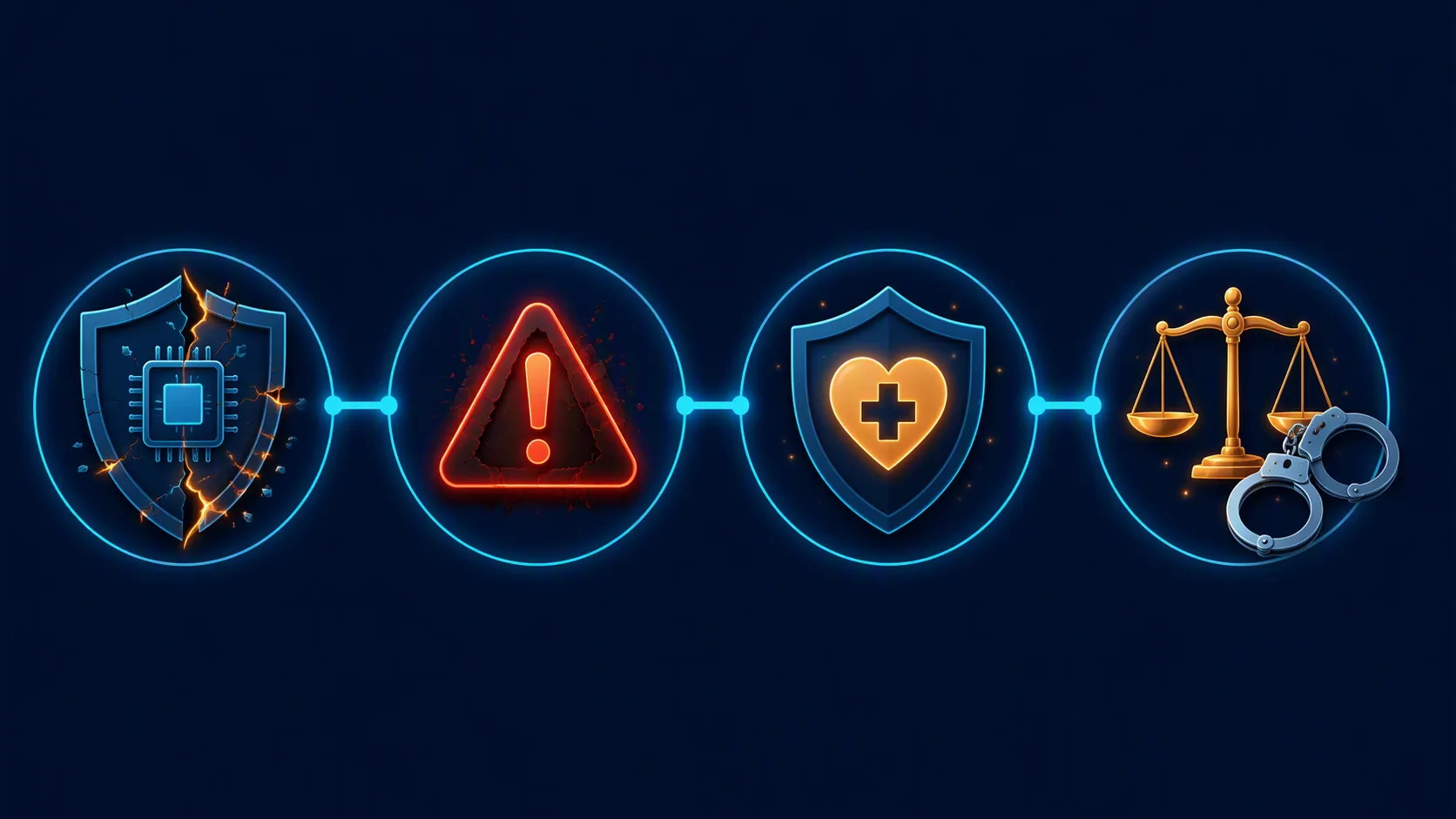 Infographic showing unauthorized access, damage, public health exposure, and legal remedies