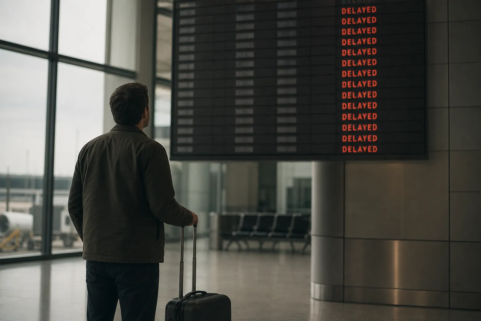 No US law requires cash compensation for flight delays