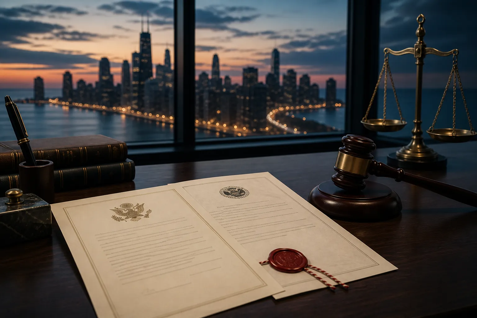 Which legal challenges face Chicago's gun-buying order?
